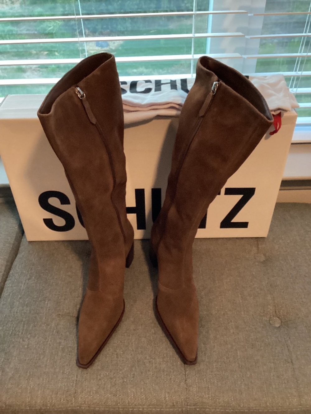 Schutz Raffaela Up Mid Boot, size 7